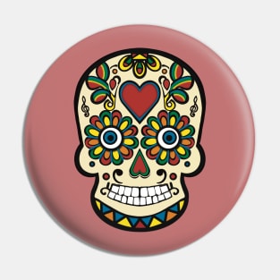 Sugar Skull Musical Pin