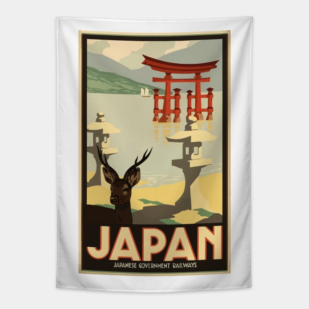 Welcome to Japan Tapestry by Yaelledark