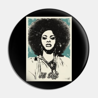 Vintage Jill Scott Pin