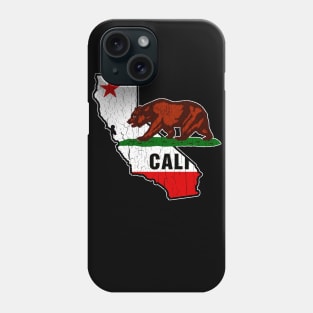 California State Flag (vintage distressed look) Phone Case