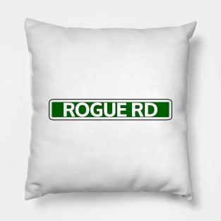 Rogue Rd Street Sign Pillow