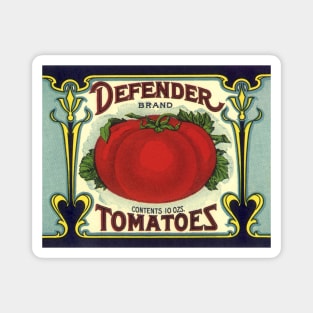 Vintage Defender Tomatoes Label Magnet