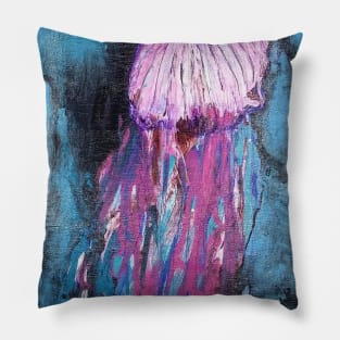 Abstract Jelly Fish Pillow