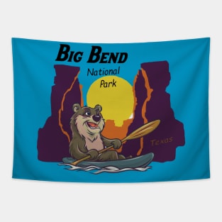 Big Bend National Park Cartoon Vintage Tapestry