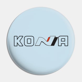 Kona N (Bigger) Logo also transparent Pin