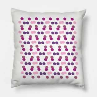 Purple Geometric Dots Pillow