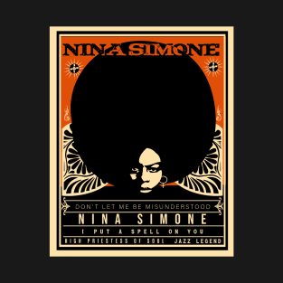 310BrandLA Nina Simone Poster T-Shirt