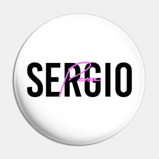 Sergio Perez Design Pin