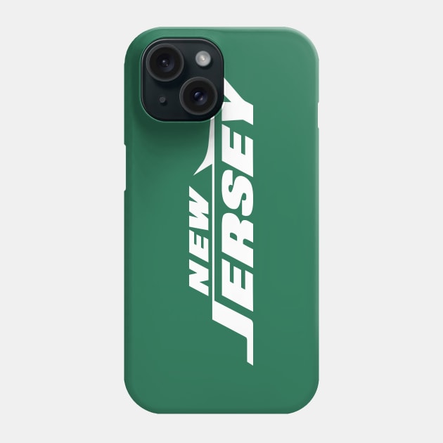 New Jersey Jets (White) Phone Case by Carl Cordes