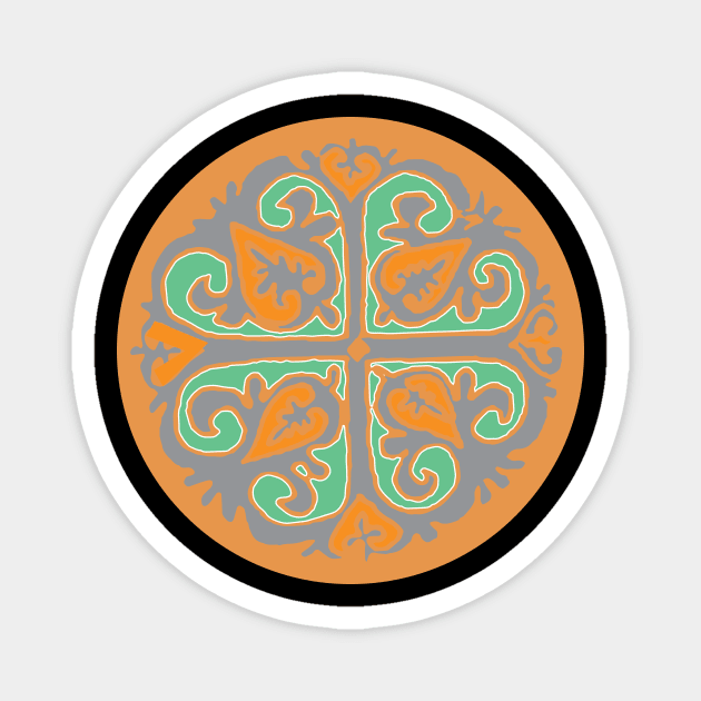 Medieval ornament Magnet by dddesign