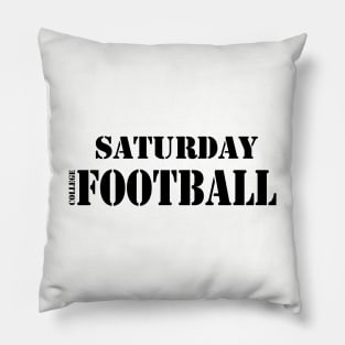 Saturday Afternoon Football Pillow