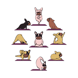 Frenchie Yoga T-Shirt