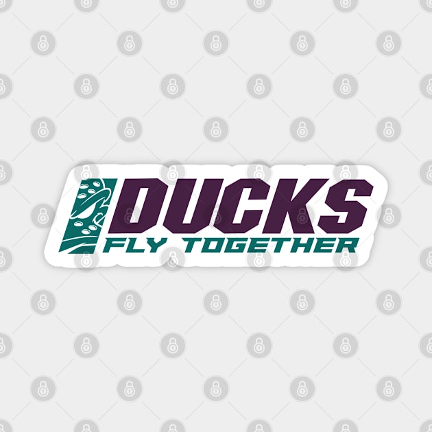 Ducks Fly Together Magnet by J31Designs