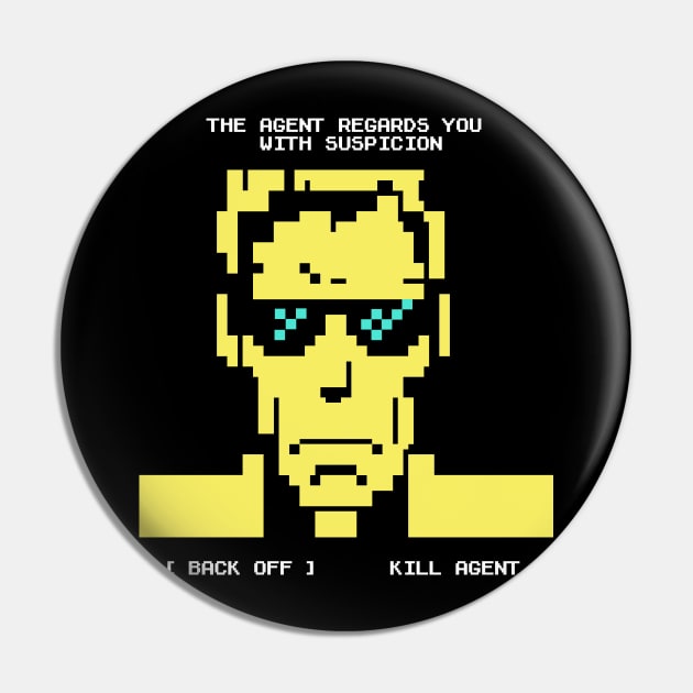 Bandersnatch Suspicious Agent Pin by Meta Cortex