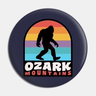 Ozark Mountains Bigfoot Sasquatch Arkansas Missouri Oklahoma Pin