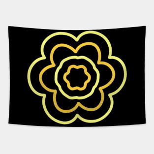 Yellow and orange flower Tapestry