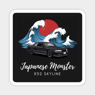 Japanese Monster R32 Skyline Magnet