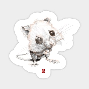 Sketchy Mouse Magnet