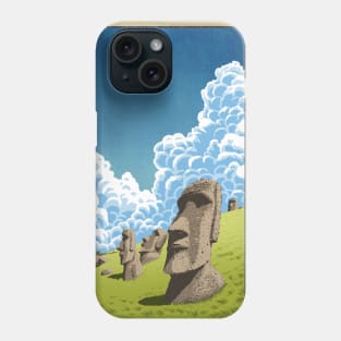 Moai statues Phone Case