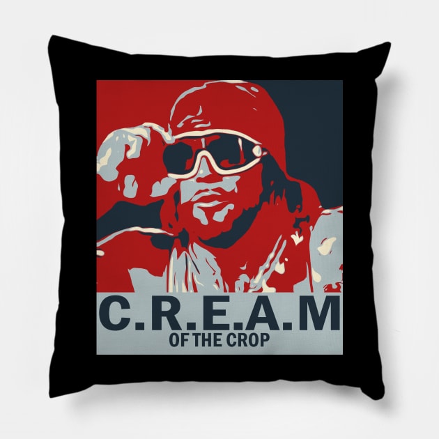 Macho Man C.R.E.A.M OF THE CROP Pillow by FiveMinutes