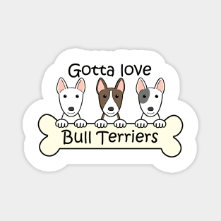 Gotta Love Bull Terriers Magnet