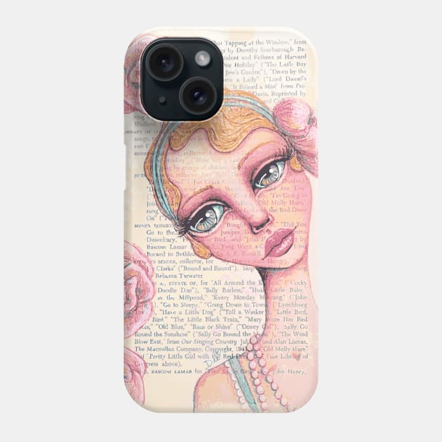 Flapper Girl Phone Case by LittleMissTyne