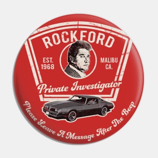 Jim Rockford Emblem Pin