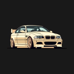 Beige BMW E46 M3 T-Shirt