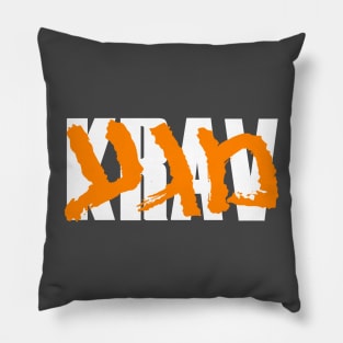 Krav Magakira - Orange v1 Pillow