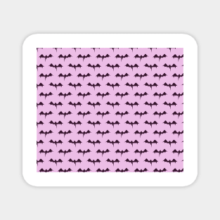 Bats Pastel Purple Pattern Magnet