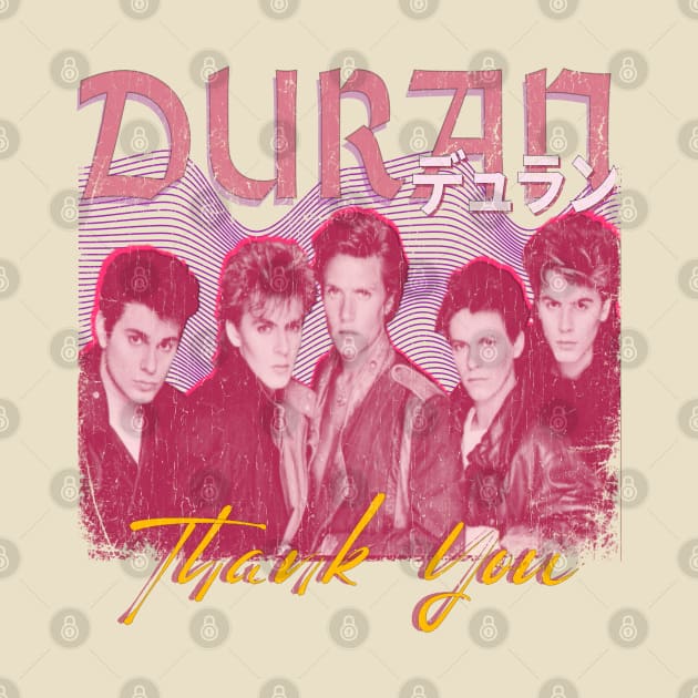 Duran Duran Vintage 1978 // Thank You Original Fan Design Artwork by A Design for Life