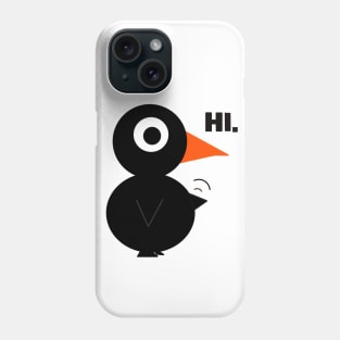 Black Bird- Greetings Phone Case