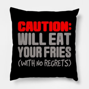 Will eat fries Pillow