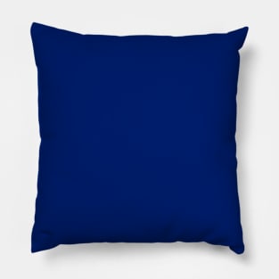 Deep Classic Blue Current Fashion Color Trends Pillow