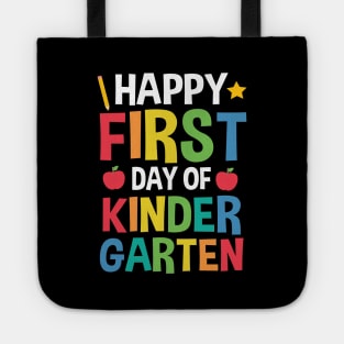 Happy First Day Of Kindergarten Back To School Gift Tote