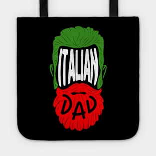 Italian Dad - Tattooed and Bearded T-Shirt Tote