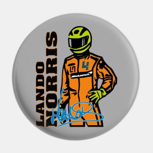 #2 Lando Driver Fan Pin