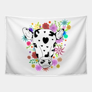 Vaca flor Tapestry