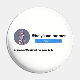 Holy Land Memes emblem Pin