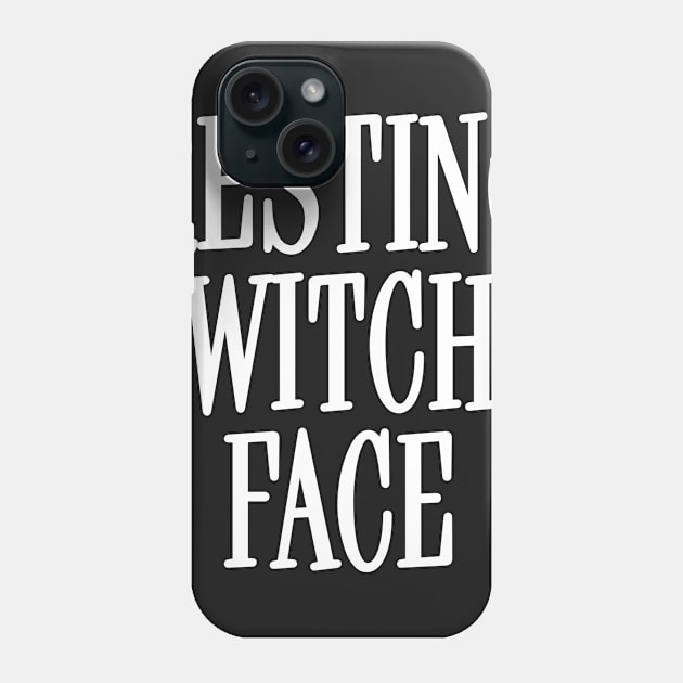 Resting Witch Face Phone Case by sergiovarela