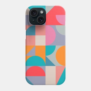 Mid Century Shapes N.04 / Colorful Summer Abstraction Phone Case