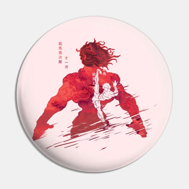 Demon Legacy:Hanma Baki Manga/Anime Pin by Vertei