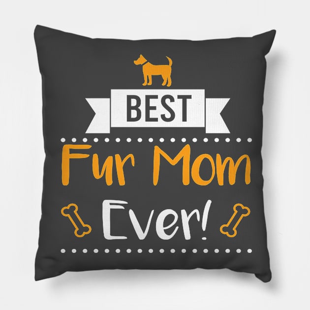 Dog Mother Pet Animal Pillow by Tatjana  Horvatić