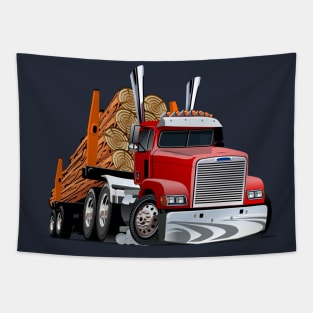 Cartoon truck Tapestry