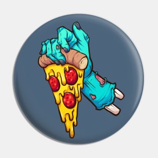 Zombie pizza Pin