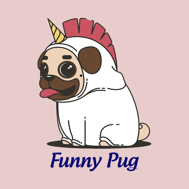 funny pug by This is store