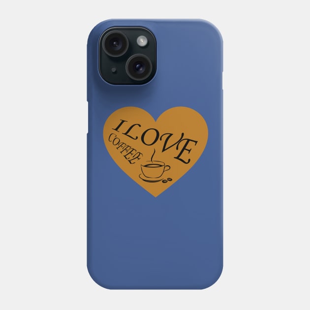 I love coffee Phone Case by ImanElsaidy