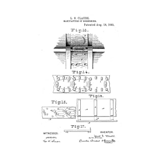 Manufacturer of horseshoes Vintage Patent Hand Drawing T-Shirt