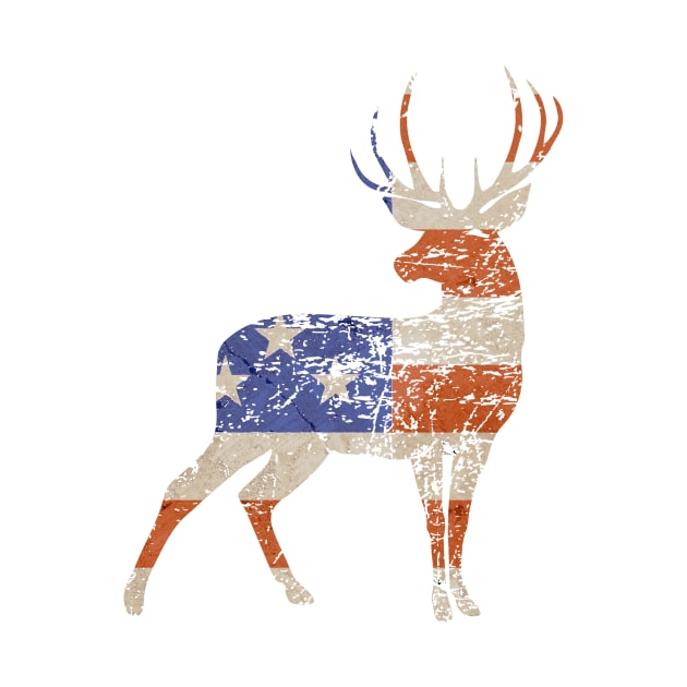 Patriotic Deer Logo by Mill Creek Designs