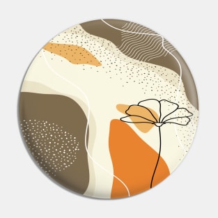 Abstract Life Pin